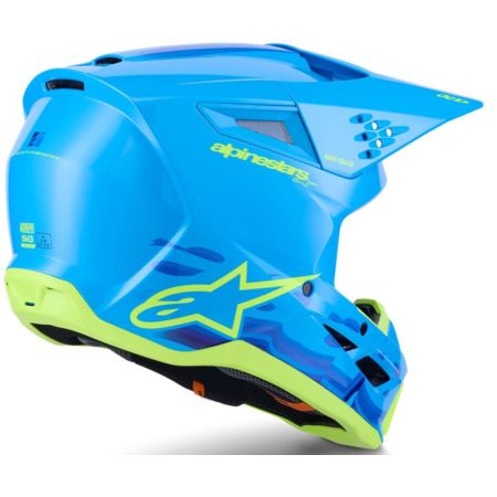 Kask ALPINESTARS SUPERTECH M3 FORCE cyan 2XL