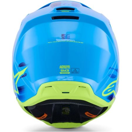 Kask ALPINESTARS SUPERTECH M3 FORCE cyan 2XL