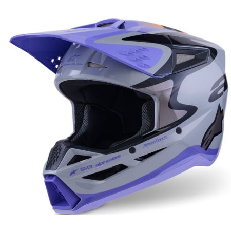Kask ALPINESTARS SUPERTECH M3 JETTSON gy/pu/bl 2XL