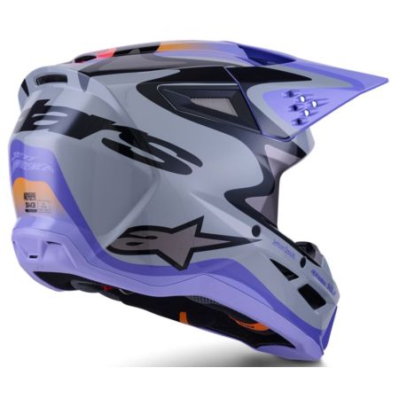 Kask ALPINESTARS SUPERTECH M3 JETTSON gy/pu/bl 2XL