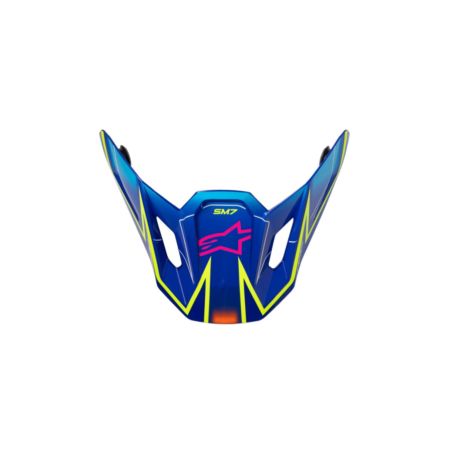 Daszek kasku ALPINESTARS SUPERTECH M7 blu/ylw/pnk