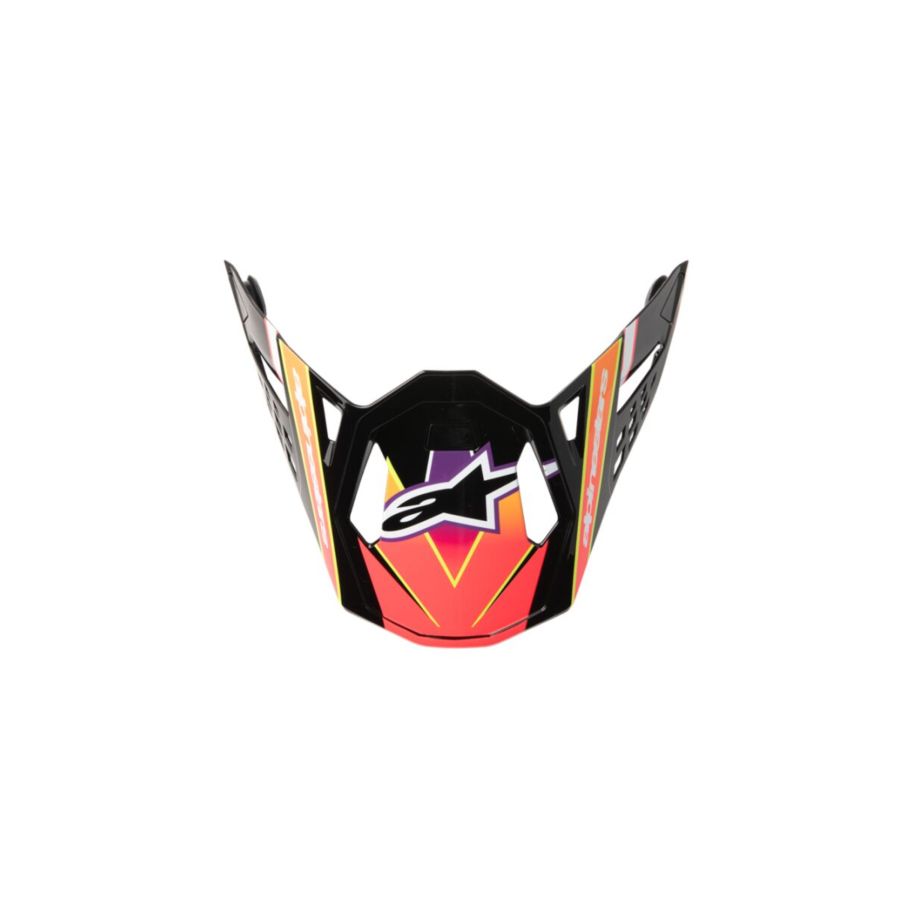 Daszek kasku ALPINESTARS SUPERTECH M10 pnk/vio/ylw
