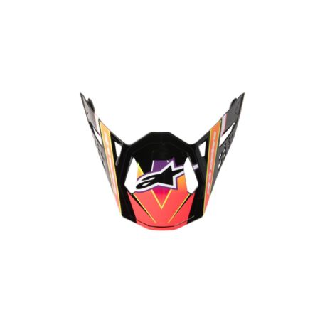 Daszek kasku ALPINESTARS SUPERTECH M10 pnk/vio/ylw