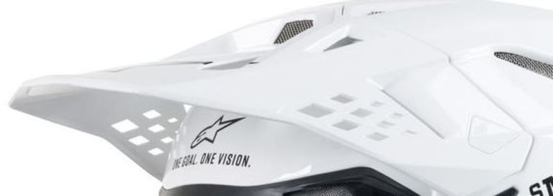 Daszek kasku ALPINESTARS SUPERTECH M8/M10 white