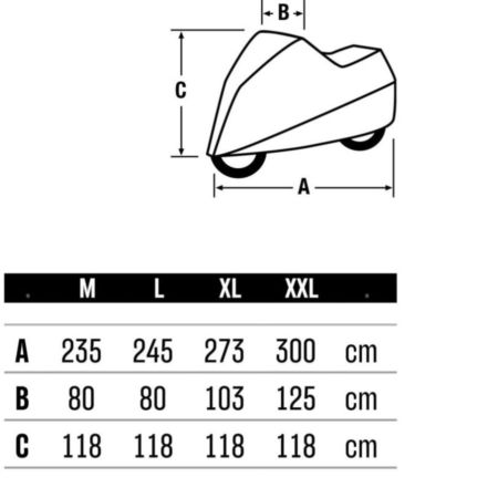 Pokrowiec HELD do garażowania na motocykl XL