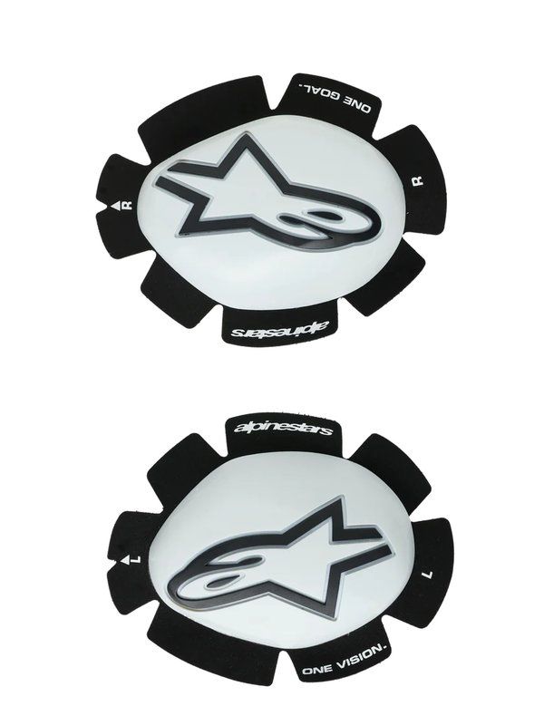 Slidery kolan ALPINESTARS GP PLUS black/white