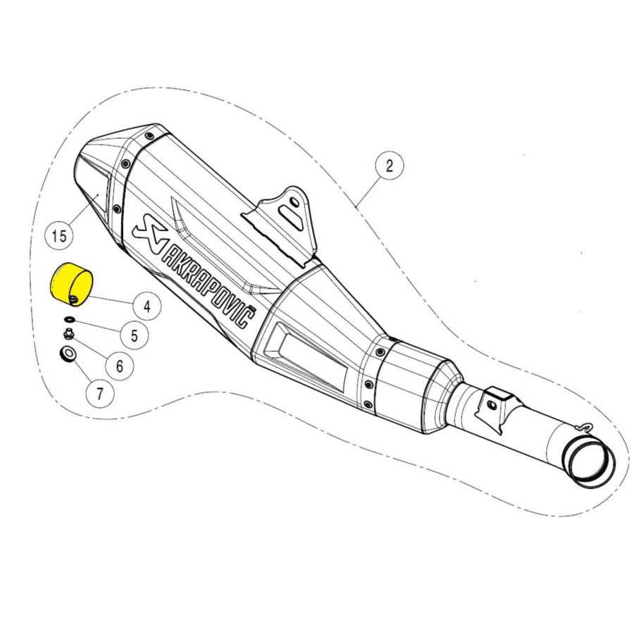 Db killer AKRAPOVIC HONDA CRF 250 R