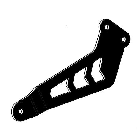 Uchwyt tłumika AKRAPOVIC YAMAHA MT-09 ABS