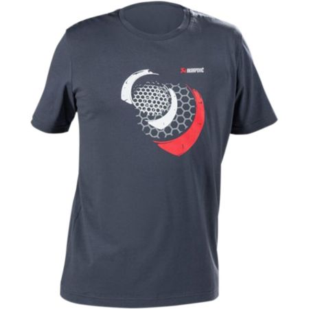T-shirt AKRAPOVIC TEE black/gray 2XL