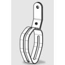 Zacisk tłumika AKRAPOVIC KAWASAKI Z 900