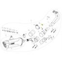 Tuleja dystansowa AKRAPOVIC YAMAHA XP 560 T-MAX