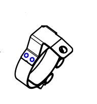 Zacisk tłumika AKRAPOVIC