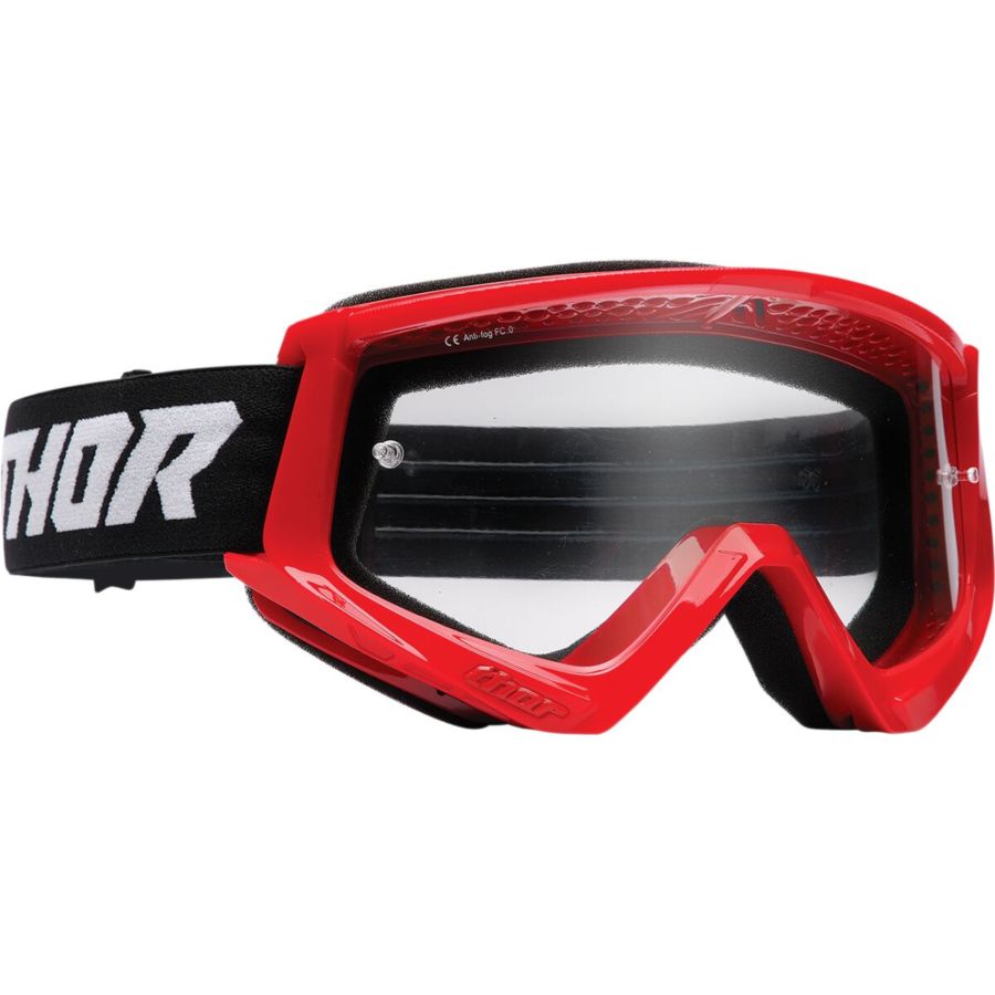 Gogle THOR combat racer rd/bk