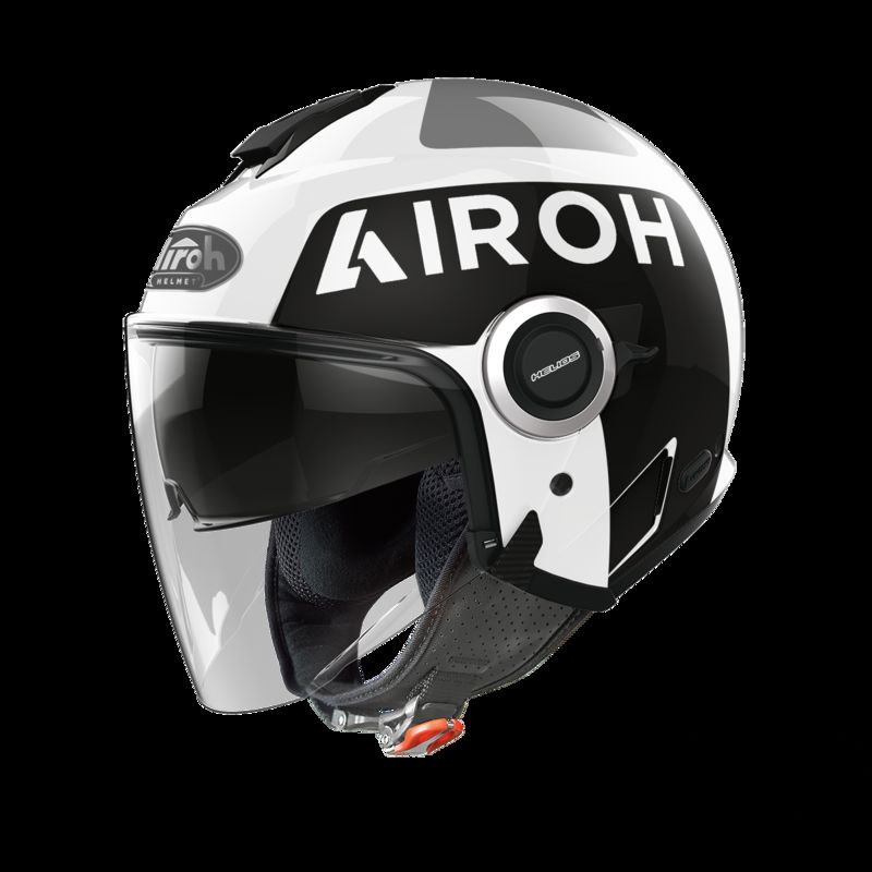 Kask otwarty AIROH HELIOS white gloss S