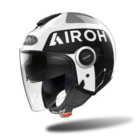 Kask otwarty AIROH HELIOS white gloss S