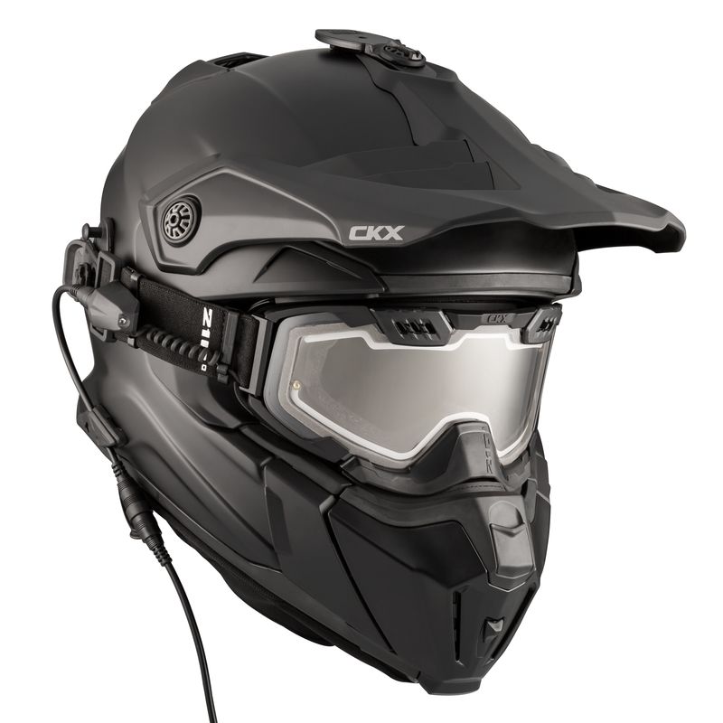 Kask CKX TITAN black XL + GOGLE CKX 210°