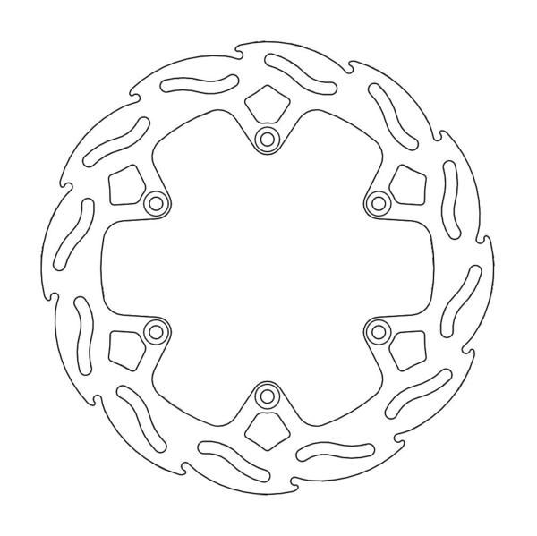 Tarcza hamulcowa flame MOTO-MASTER tył 110218