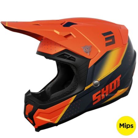 Kask SHOT core honor ORANGE MATT L