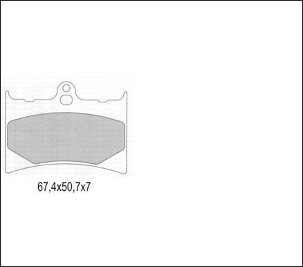Klocki hamulcowe GALFER KH126