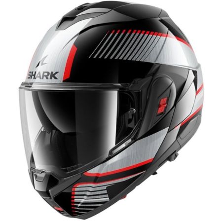 Kask Shark Oxo Sikter black silver red M
