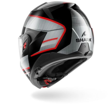 Kask Shark Oxo Sikter black silver red M