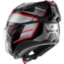 Kask Shark Oxo Sikter black silver red L