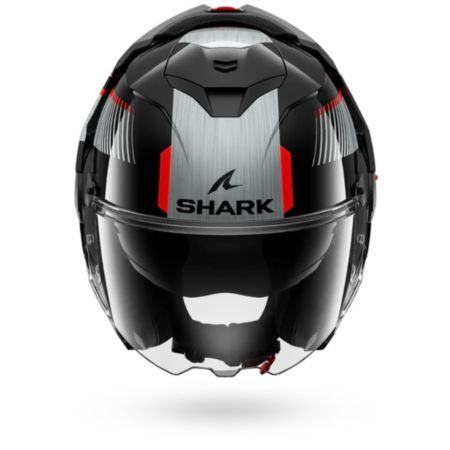 Kask Shark Oxo Sikter black silver red L