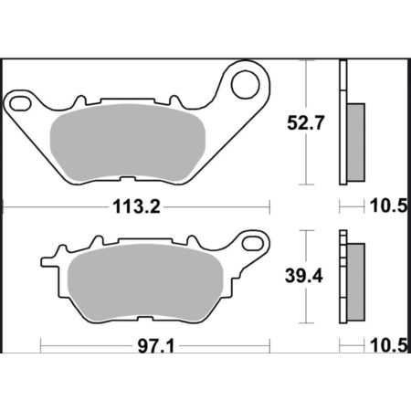 Klocki hamulcowe BREMBO carbon KH706