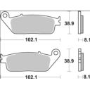 Klocki hamulcowe BREMBO CAGIVA GRANDCANYON 900