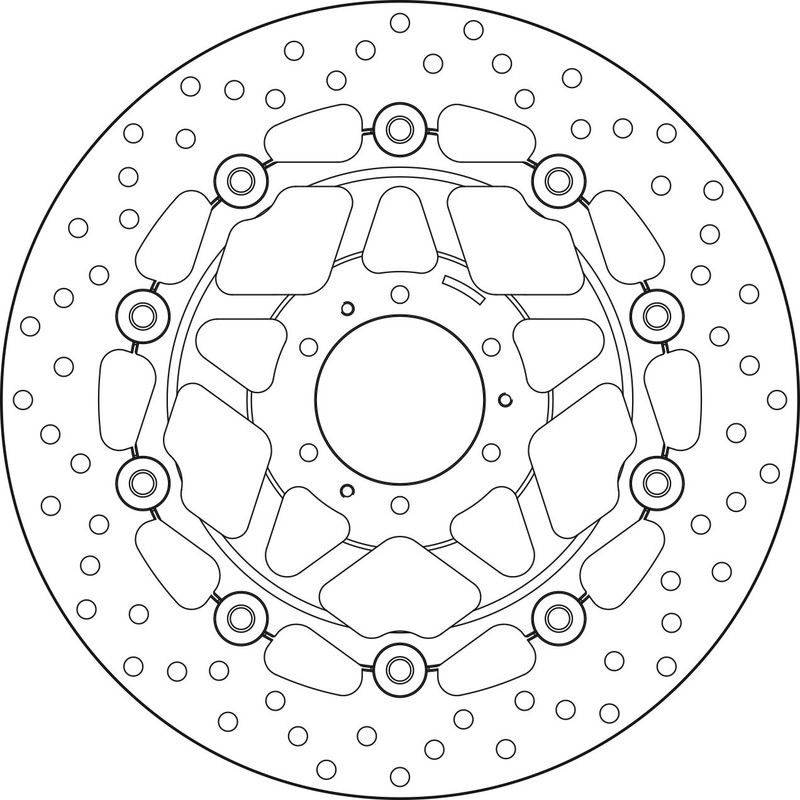Tarcza hamulcowa BREMBO HONDA CBR600F