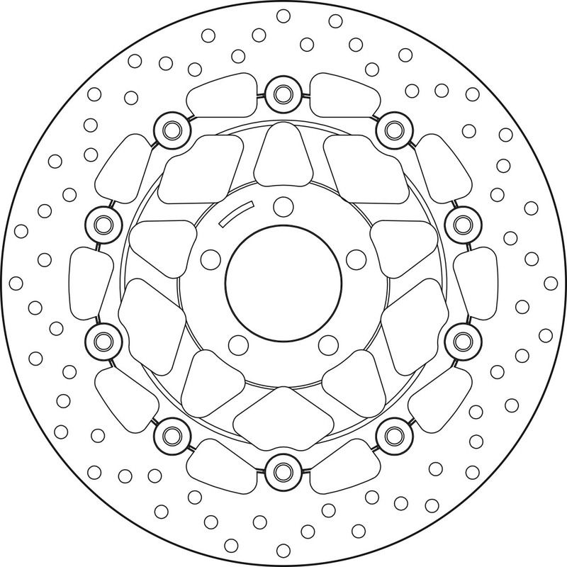 Tarcza hamulcowa BREMBO KAWASAKI GPZ1100E