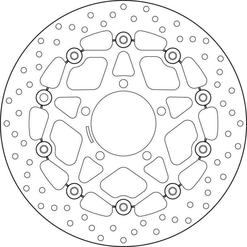 Tarcza hamulcowa BREMBO KAWASAKI GTR1400