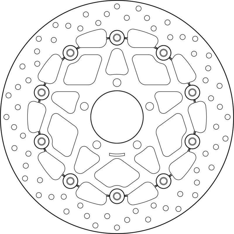 Tarcza hamulcowa BREMBO KAWASAKI KLV1000
