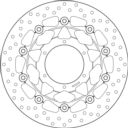 Tarcza hamulcowa BREMBO HONDA CB1000R