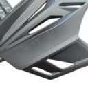 Daszek kasku AIROH COMMANDER 2 black matt