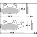 Klocki hamulcowe BREMBO HONDA CB125F
