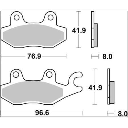 Klocki hamulcowe BREMBO ARCTIC CAT 50 DVX