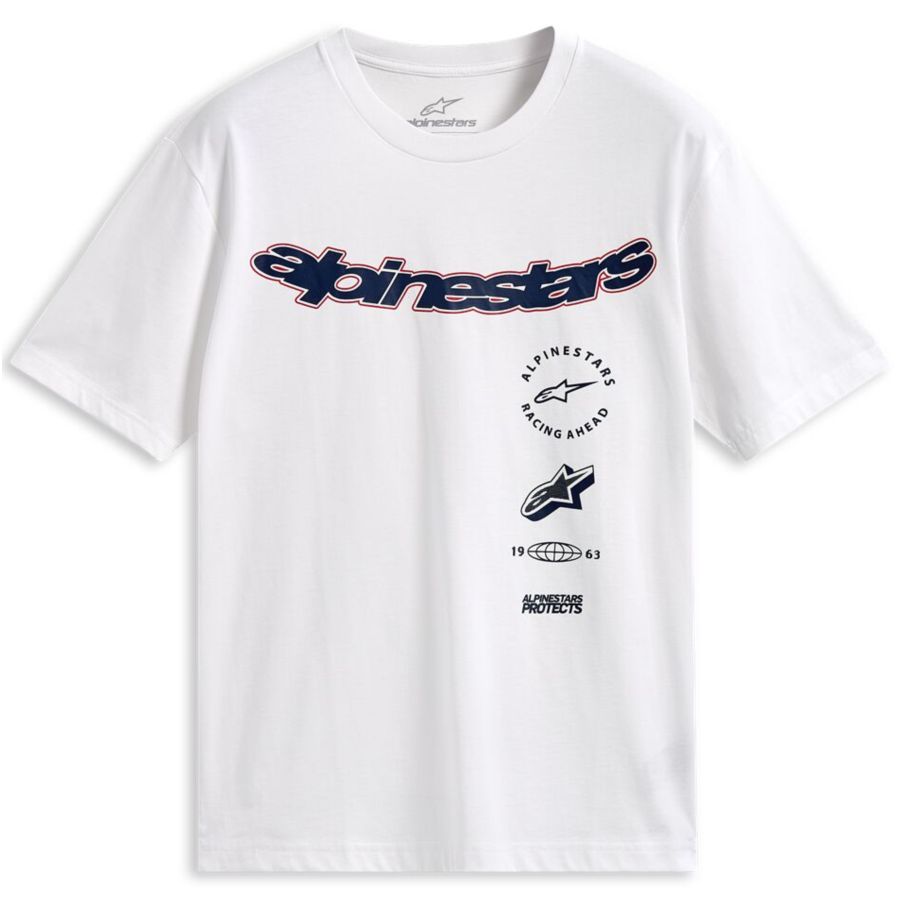 T-shirt ALPINESTARS ABUS SS CSF white L