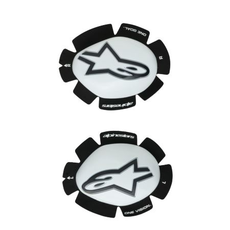 Slidery kolan ALPINESTARS GP PLUS white/black