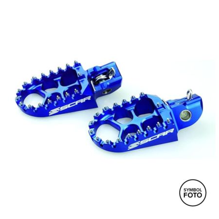 Podnóżki SCAR evolution niebieskie KTM-2016