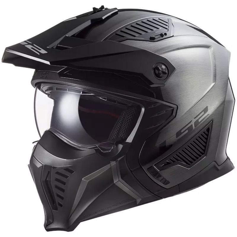 Kask LS2 OF606 drifter jeans titanium-06 XS