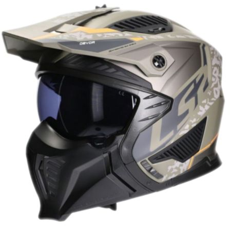 Kask LS2 OF606 drifter devor matt sand-06 XS