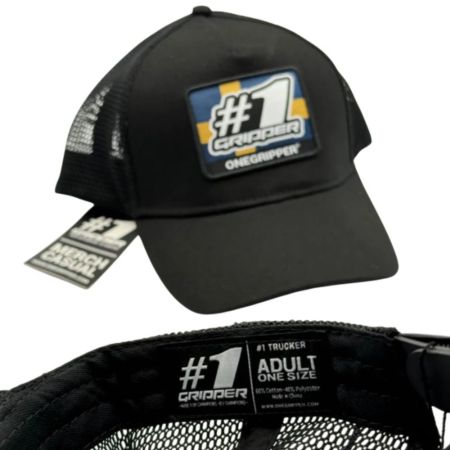 Czapka ONEGRIPPER Trucker Snapback Youth Black