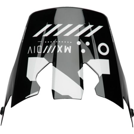 Daszek kasku THOR REFLEX SPORT BK/RD czarny