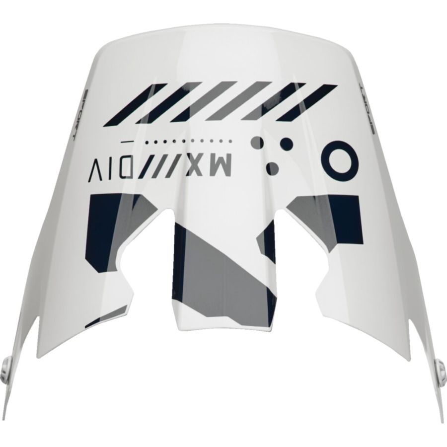 Daszek kasku THOR REFLEX SPORT NV/AC biały