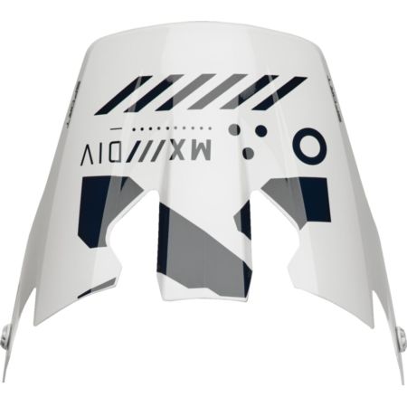 Daszek kasku THOR REFLEX SPORT NV/AC biały