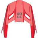 Daszek kasku THOR FLEET FORGE RED czerwony XS-M