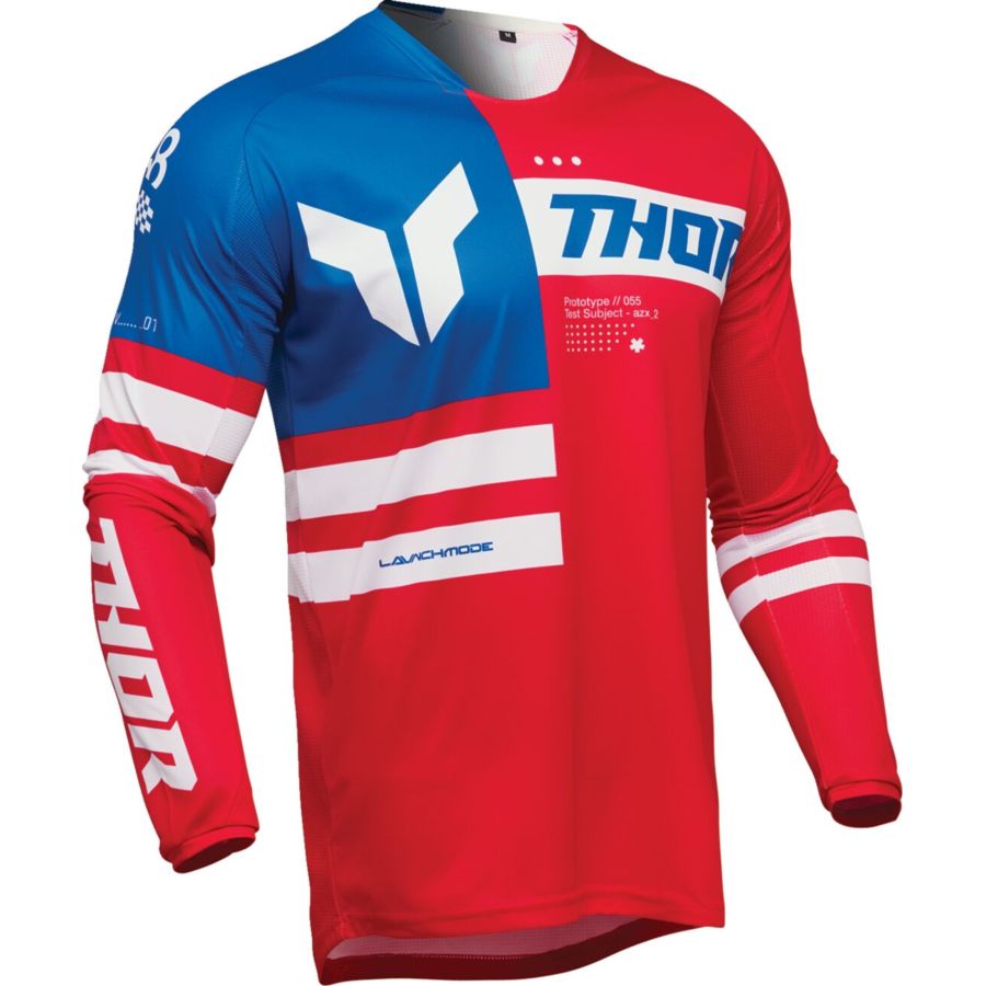 Bluza THOR LAUNCHMODE PATRIOT RWB czerwona S