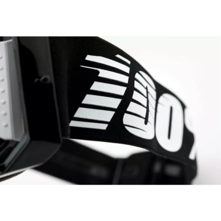 Gogle 100% armega black clear czarny