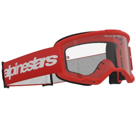 Gogle ALPINESTARS Vision 3 Wordmark Czerwone z Prz